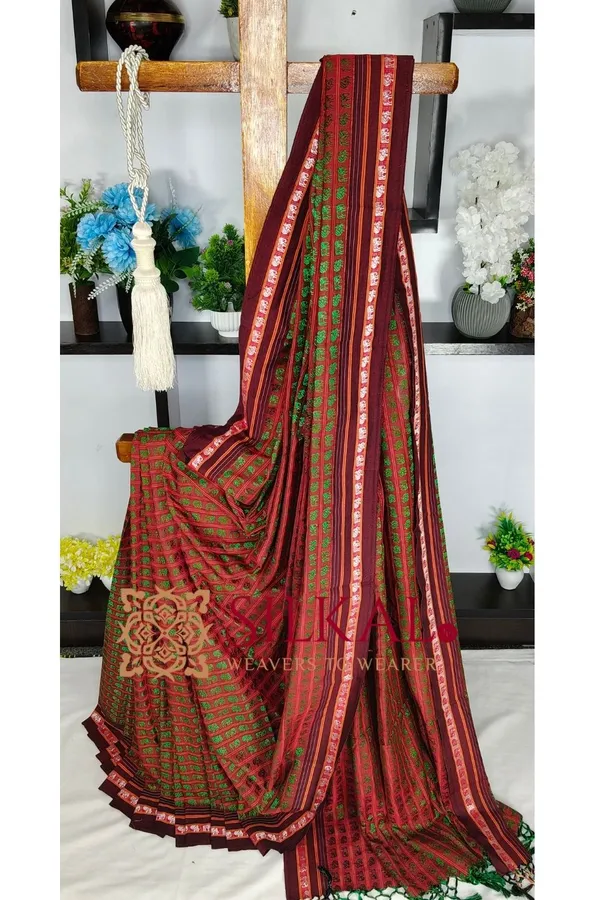 Ilkal_Khun_Viscose_Cotton__Saree_SKL04052