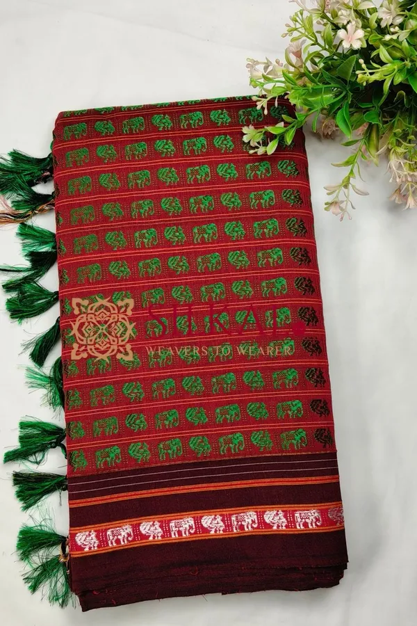 Ilkal_Khun_Viscose_Cotton__Saree_SKL04052