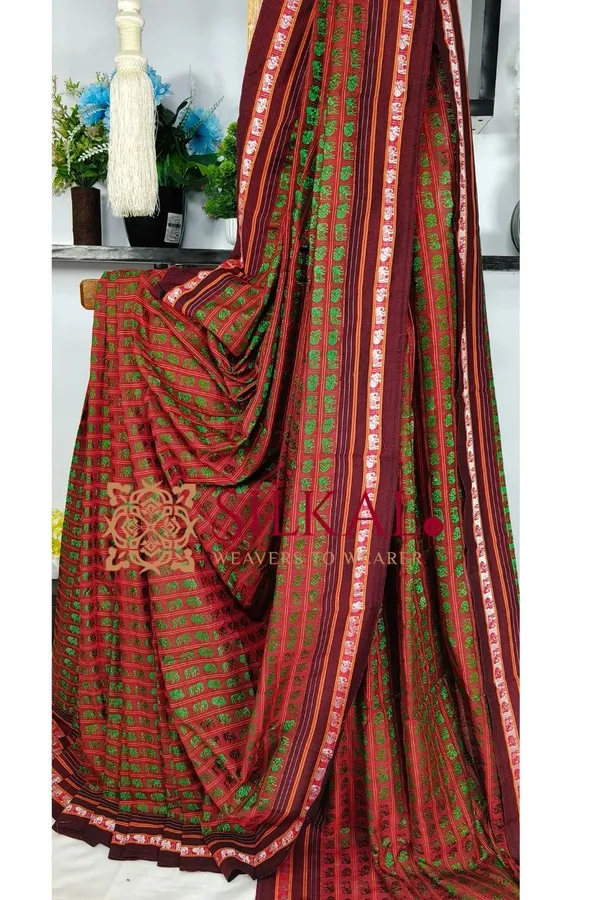 Ilkal_Khun_Viscose_Cotton__Saree_SKL04052