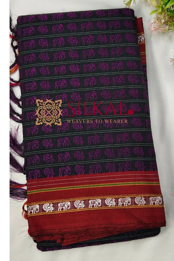 Ilkal_Khun_Viscose_Cotton__Saree_SKL04053