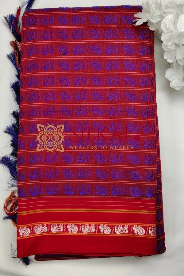 Ilkal_Khun_Viscose_Cotton__Saree_SKL04055