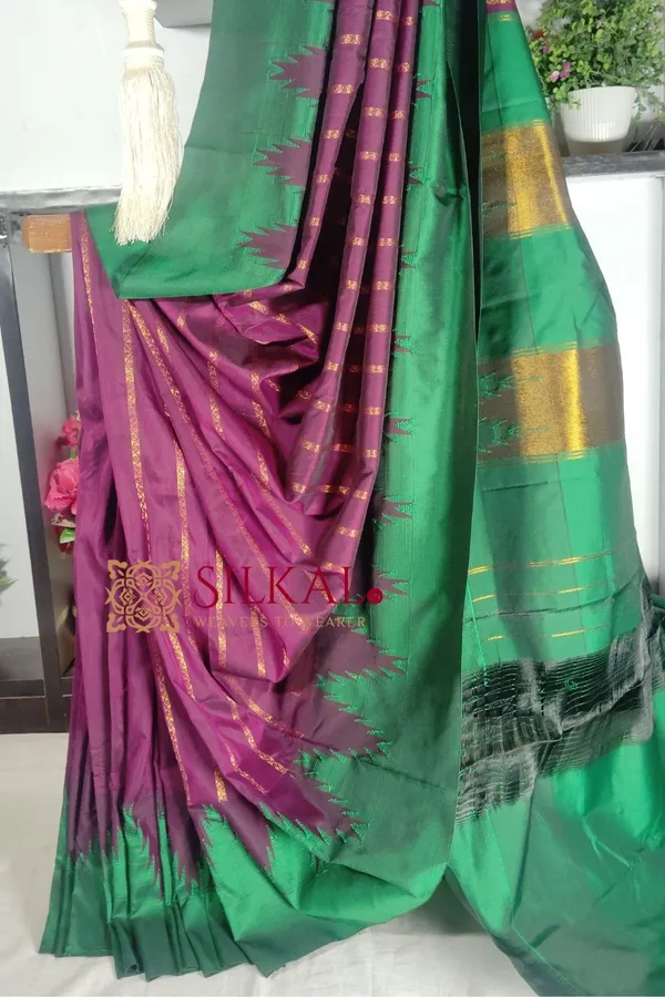 Ilkal_Mercerised_Butta_Cotton_Saree_SKL1915