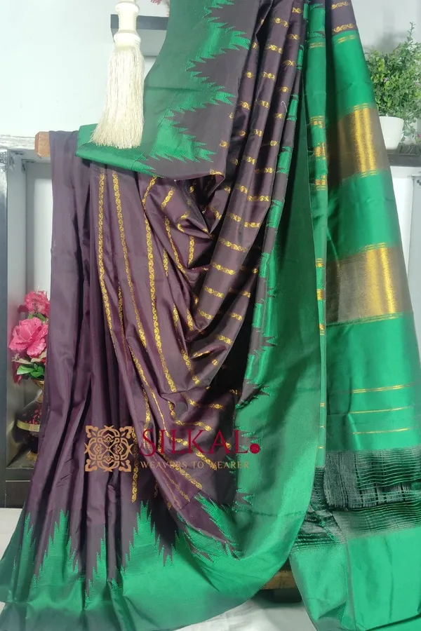 Ilkal_Mercerised_Butta_Cotton_Saree