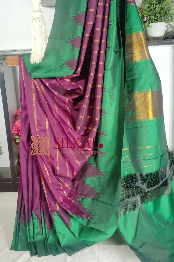 Ilkal_Mercerised_Butta_Cotton_Saree_SKL1915