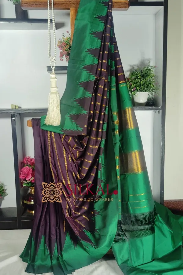 Ilkal_Mercerised_Butta_Cotton_Saree