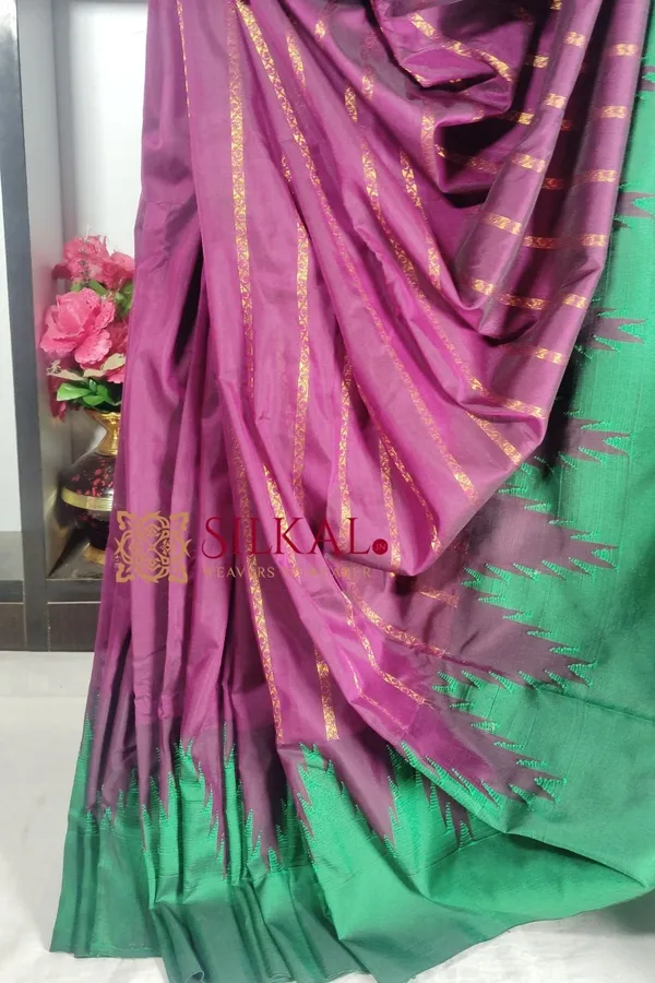 Ilkal_Mercerised_Butta_Cotton_Saree_SKL1915