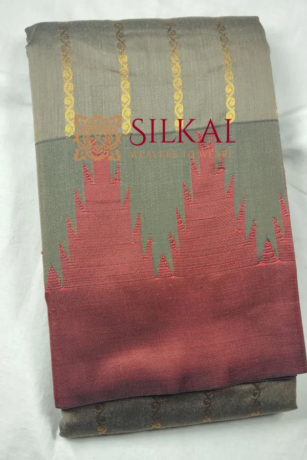 Ilkal_Mercerised_Butta_Cotton_Saree_SKL1970