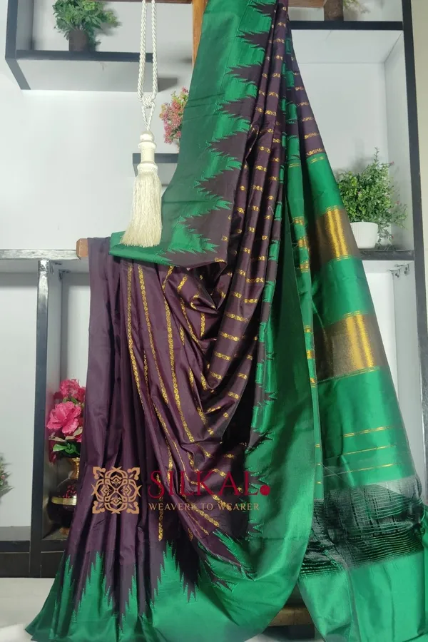 Ilkal_Mercerised_Butta_Cotton_Saree