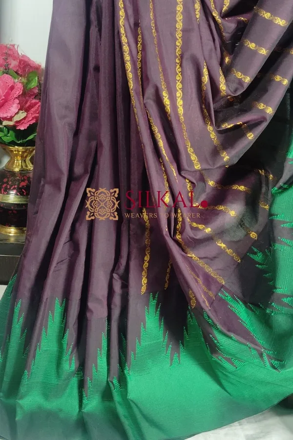 Ilkal_Mercerised_Butta_Cotton_Saree