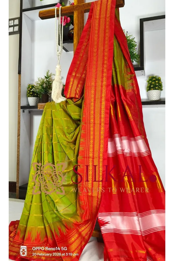 Ilkal_Mercerised_Butta_Cotton_Saree__SKL03289
