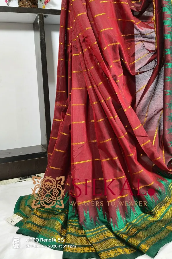 Ilkal_Mercerised_Butta_Cotton_Saree__SKL03290