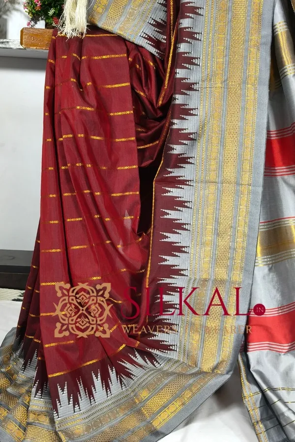 Ilkal_Mercerised_Butta_Cotton_Saree__SKL03294