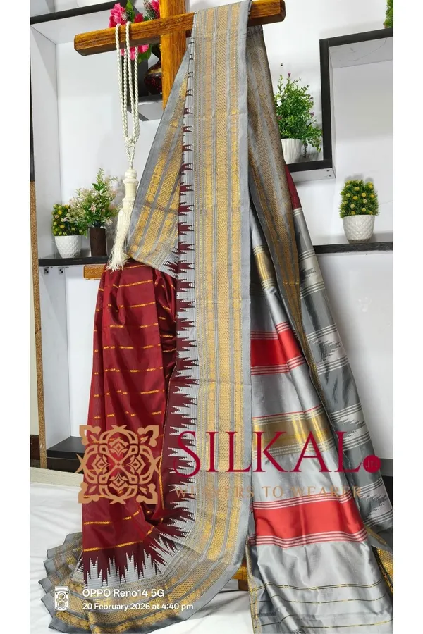 Ilkal_Mercerised_Butta_Cotton_Saree__SKL03294