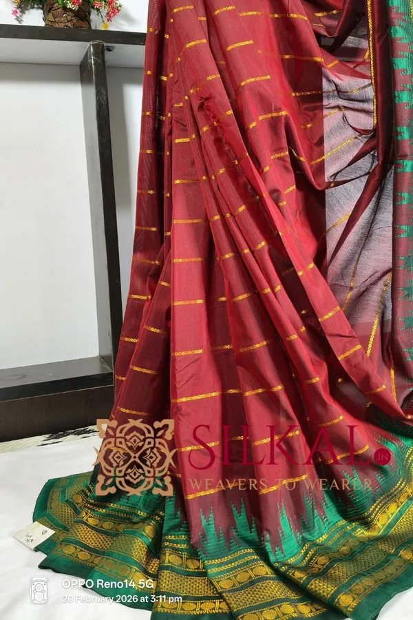 Ilkal_Mercerised_Butta_Cotton_Saree__SKL_03292