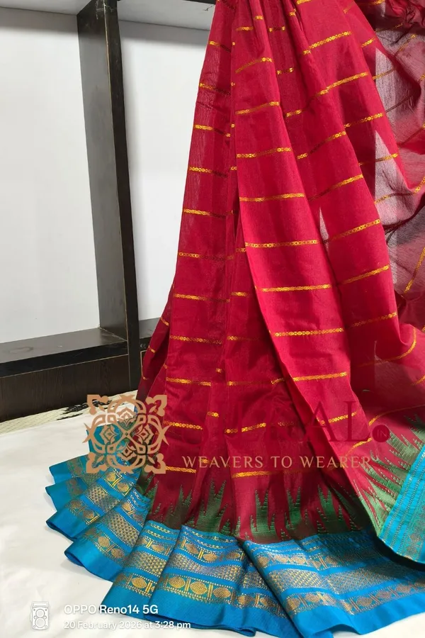 Ilkal_Mercerised_Butta_Cotton_Saree__SKL_03293