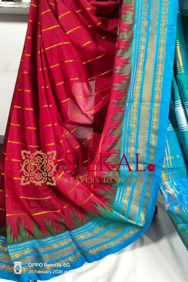 Ilkal_Mercerised_Butta_Cotton_Saree__SKL_03293