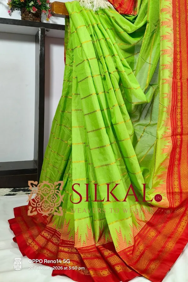 Ilkal_Mercerised_Butta_Cotton_Saree__SKL_03297