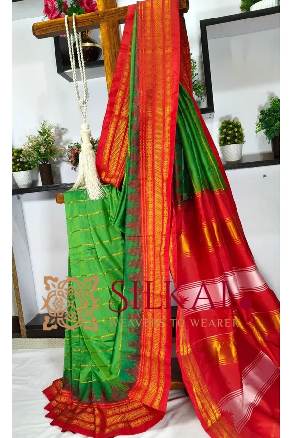 Ilkal_Mercerised_Butta_Cotton_Saree__SKL_03298