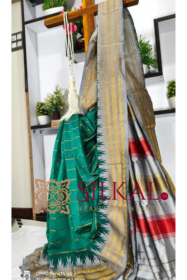 Ilkal_Mercerised_Butta_Cotton_Saree__SKL_03299