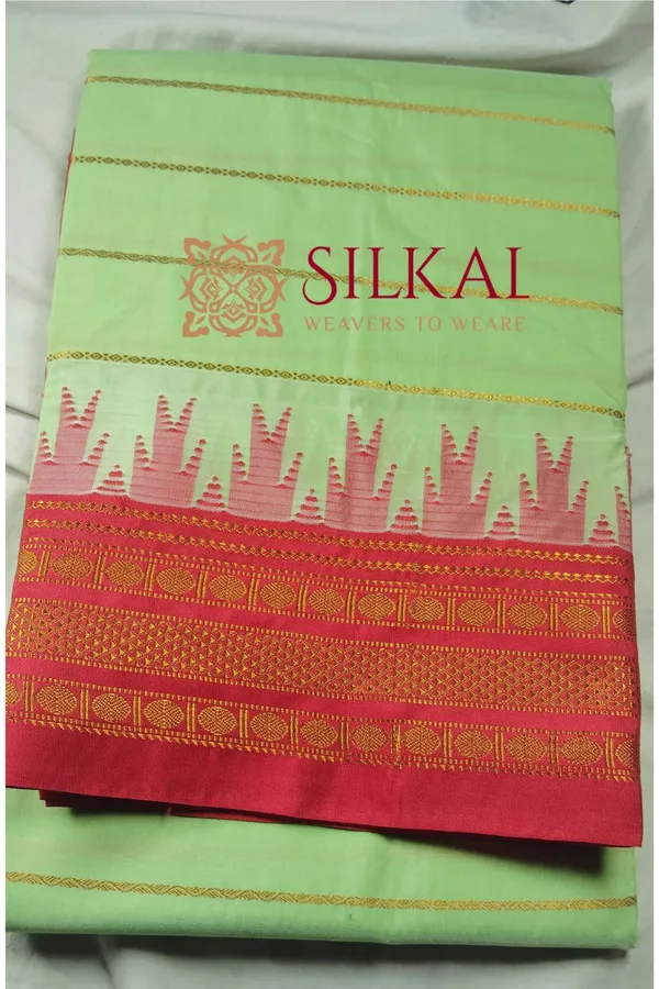Ilkal_Mercerised_Butta_Cotton_Saree__SKL_1962