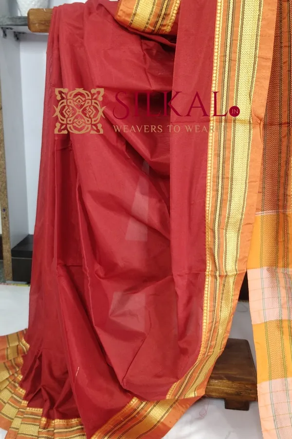 Ilkal_Mercerized_Cotton_Saree_Saree_Code-_SKL03424