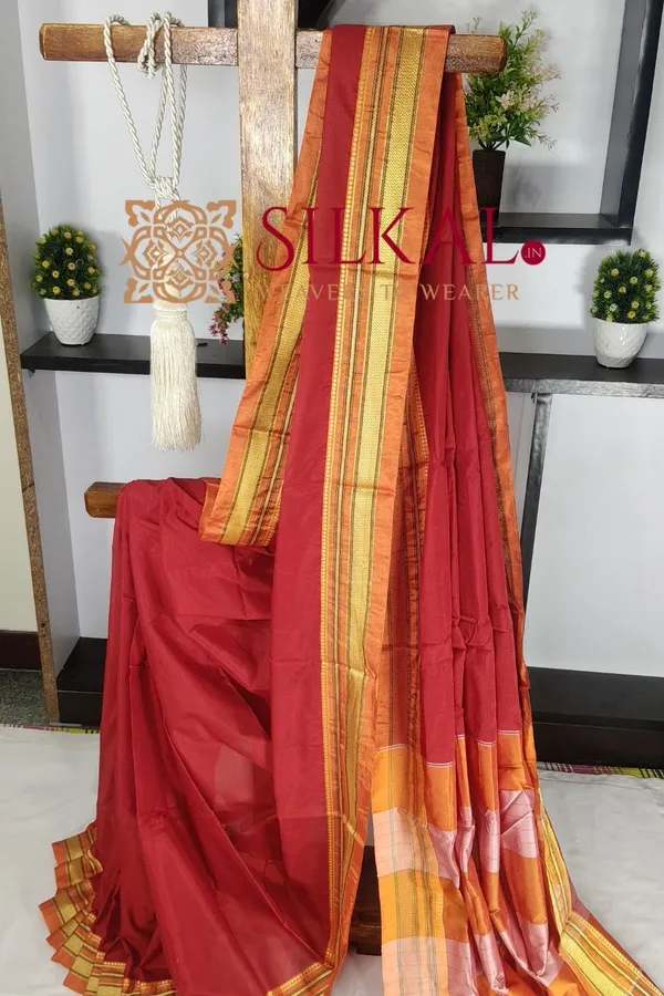 Ilkal_Mercerized_Cotton_Saree_Saree_Code-_SKL03424