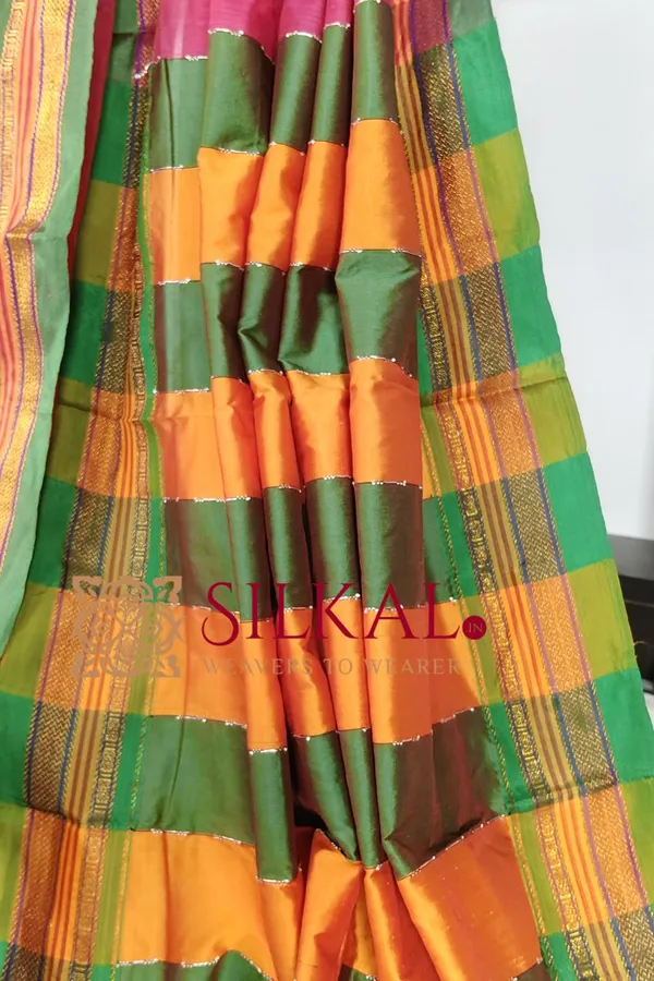 Ilkal_Mercerized_Cotton_Saree_Saree_Code-_SKL03435