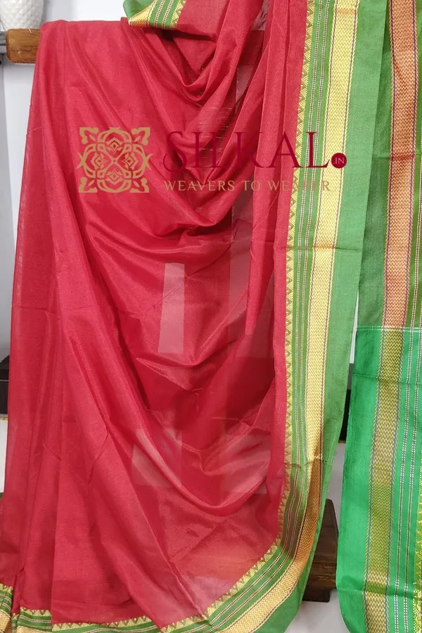 Ilkal_Mercerized_Cotton_Saree_Saree_Code-_SKL03436