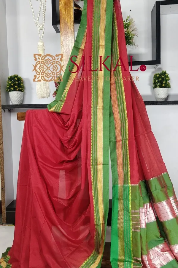 Ilkal_Mercerized_Cotton_Saree_Saree_Code-_SKL03436