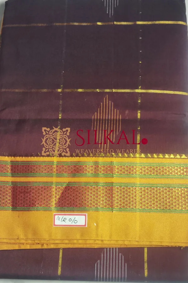 Ilkal_Mercerized_Sonamati_Cotton_Butta_Saree_Saree_Code-_SKL1793