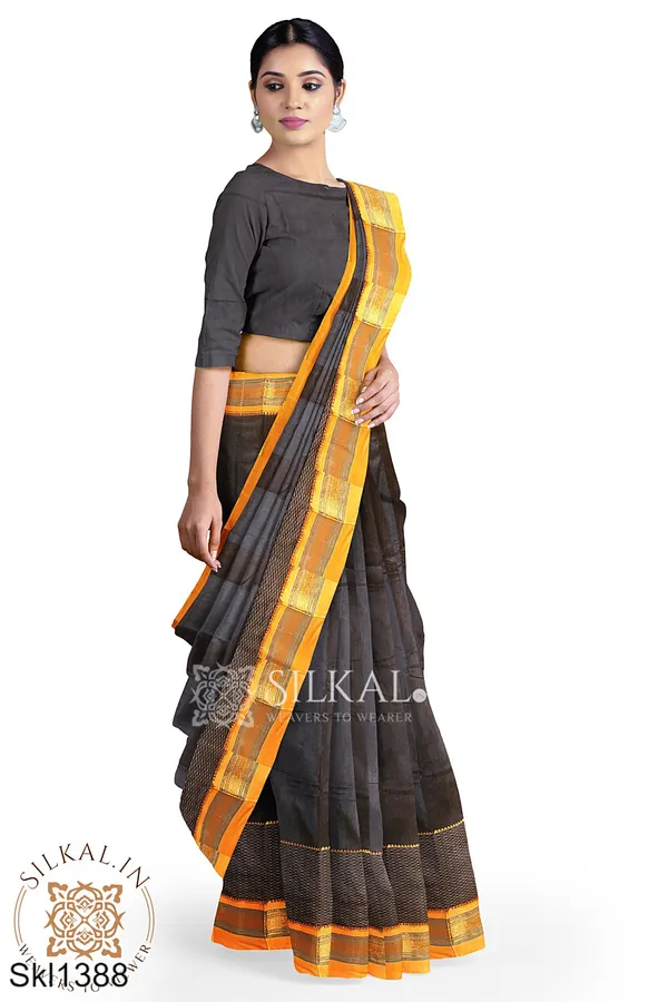 Ilkal_Mercerized_Sonamati_Cotton_Saree_SKL3063