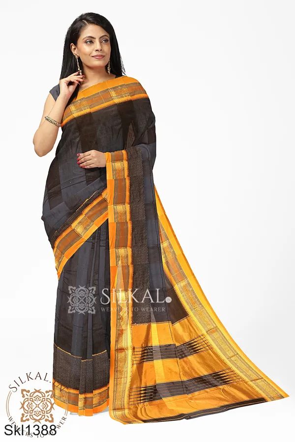 Ilkal_Mercerized_Sonamati_Cotton_Saree_SKL3063