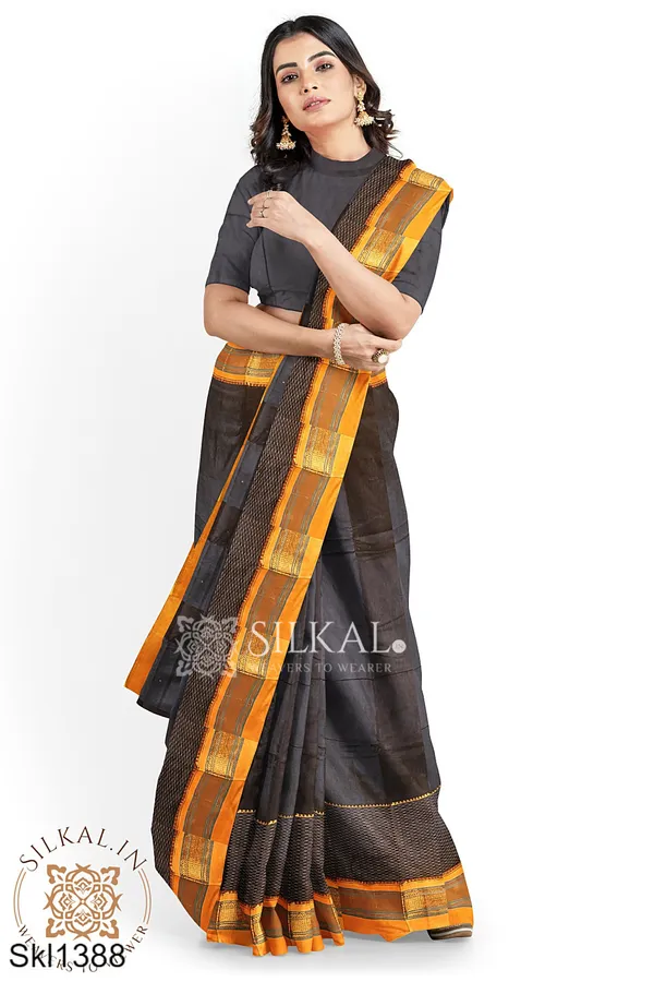 Ilkal_Mercerized_Sonamati_Cotton_Saree_SKL3063