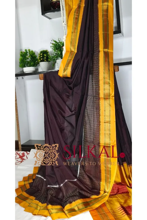 Ilkal_Mercerized_Sonamati_Cotton_Saree_Saree_Code-_SKL3060
