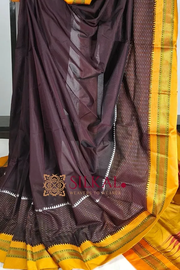 Ilkal_Mercerized_Sonamati_Cotton_Saree_Saree_Code-_SKL3060