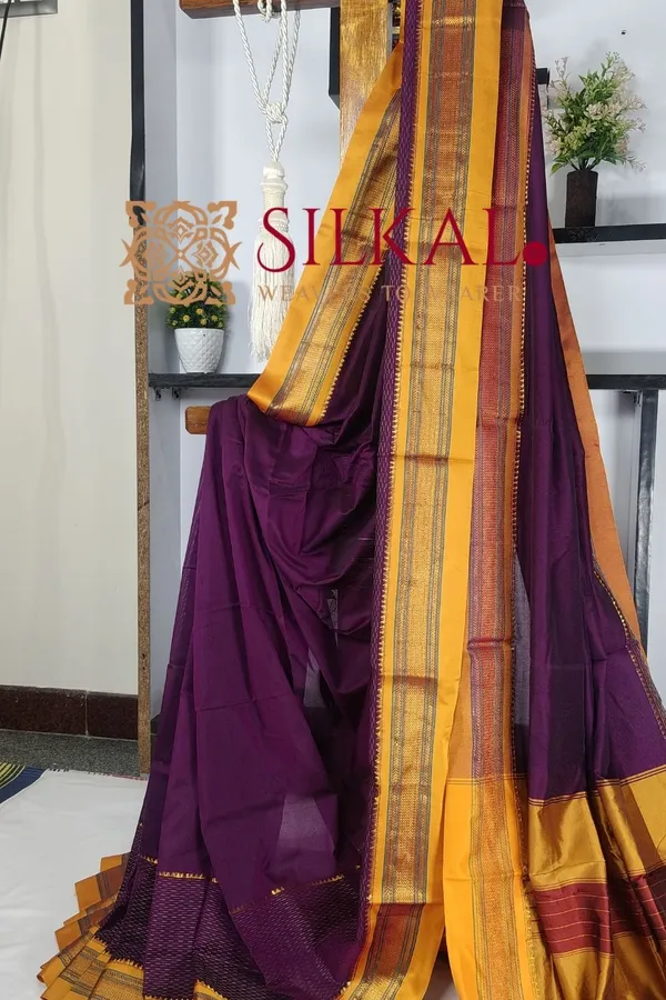 Ilkal_Mercerized_Sonamati_Cotton_Saree_Saree_Code-_SKL3062