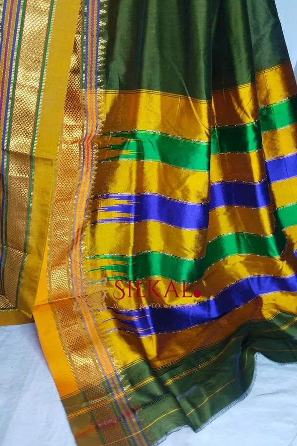 Ilkal_Plain_Mercerised_Silk_Saree_Code-_SKL1836