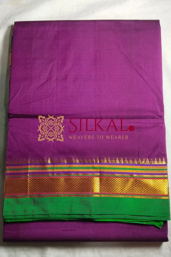 Ilkal_Plain_Mercerised_Silk_Saree_Code-_SKL1831