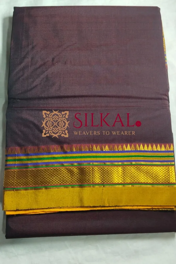 Ilkal_Plain_Mercerised_Silk_Saree_Code-_SKL1832