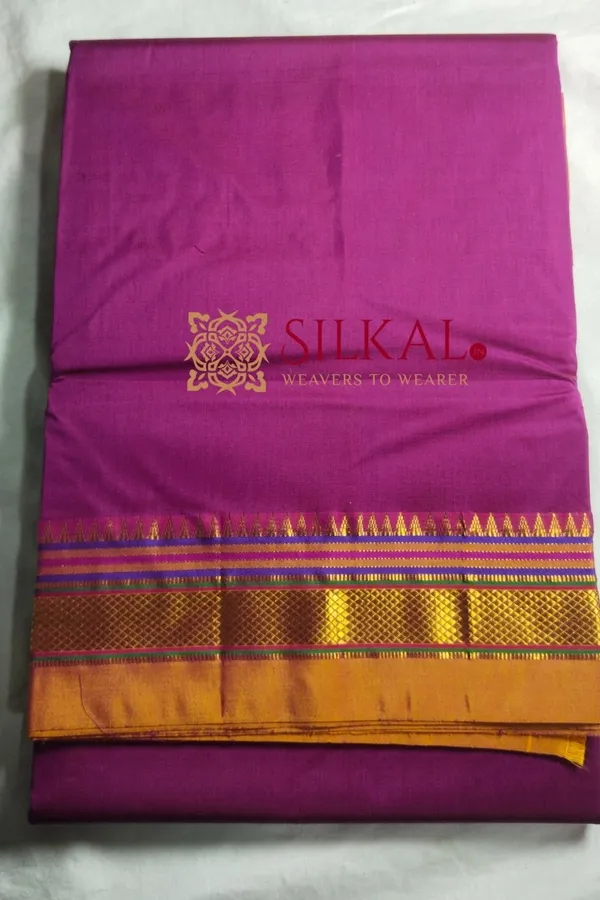 Ilkal_Plain_Mercerised_Silk_Saree_Code-_SKL1835