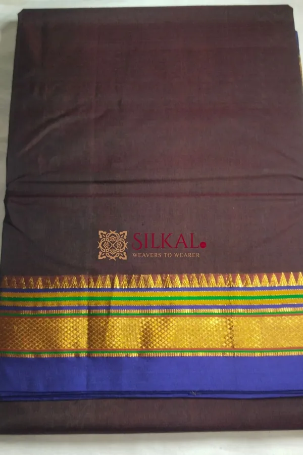 Ilkal_Plain_Mercerized_Silk_Saree_Saree_Code-_SKL1857