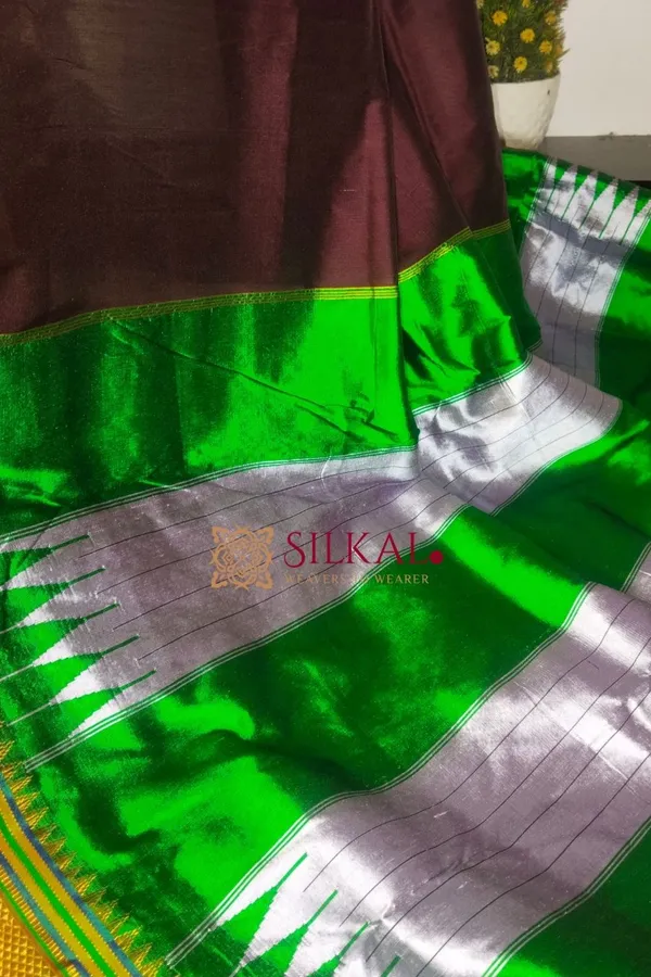 Ilkal_Plain_Mercerized_Silk_Saree_Code-_SKL1860