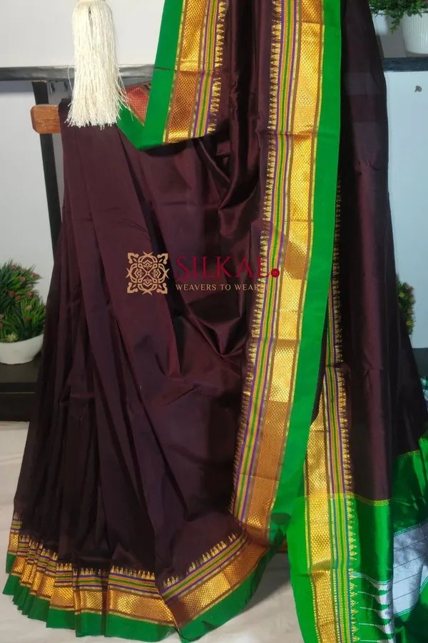 Ilkal_Plain_Mercerized_Silk_Saree_Code-_SKL1860