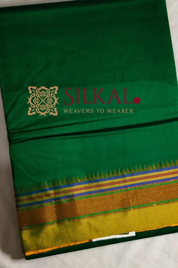 Ilkal_Plain_Mercerized_Silk_Saree_Saree_Code-_SKL3073
