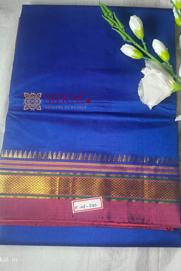 Ilkal_Plain_Mercerized_Silk_Saree_Saree_Code-_SKL1723