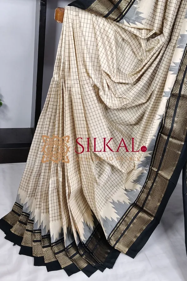 Ilkal_Pure_Silk_Chaduranga_Saree_SKL03738