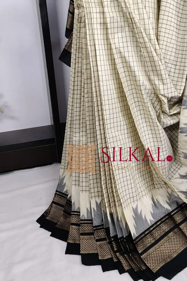 Ilkal_Pure_Silk_Chaduranga_Saree_SKL03739