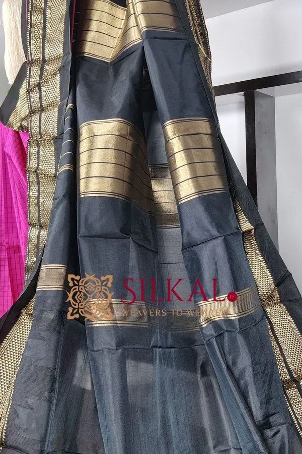 Ilkal_Pure_Silk_Chaduranga_Saree_SKL03740