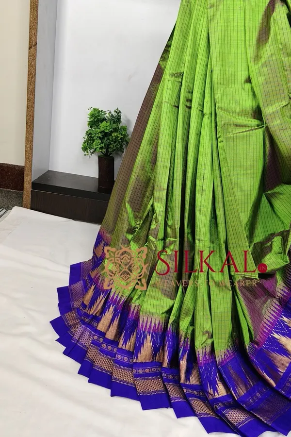 Ilkal_Pure_Silk_Chaduranga_Saree_SKL03741