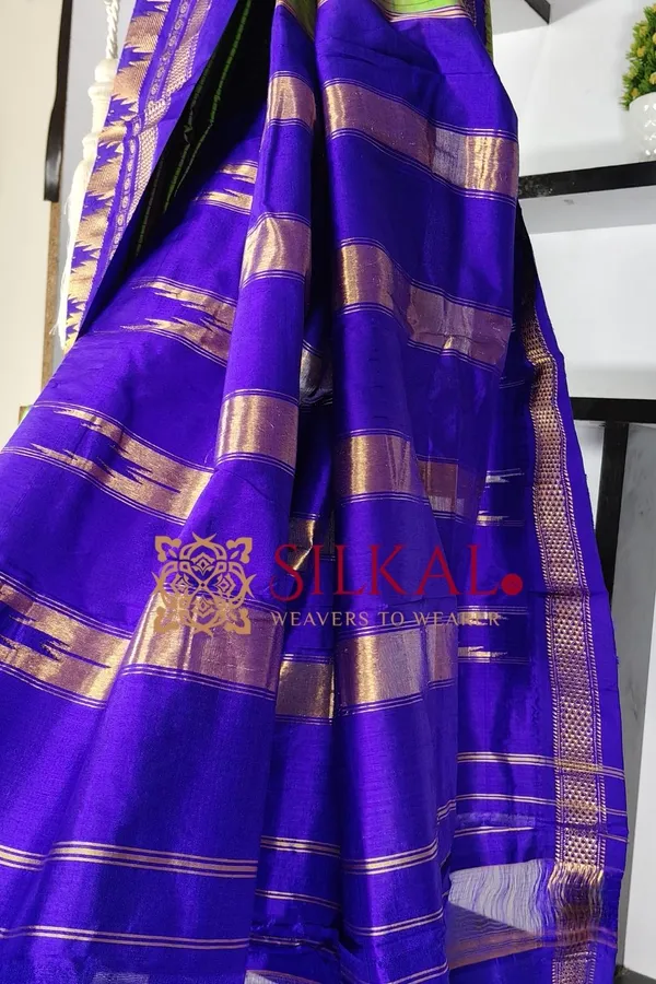Ilkal_Pure_Silk_Chaduranga_Saree_SKL03741